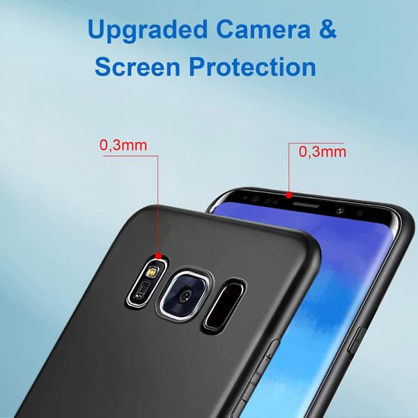COVER TIL SAMSUNG GALAXY S8 SOLID OG HOLDBAR SILIKONE BAGSIDER