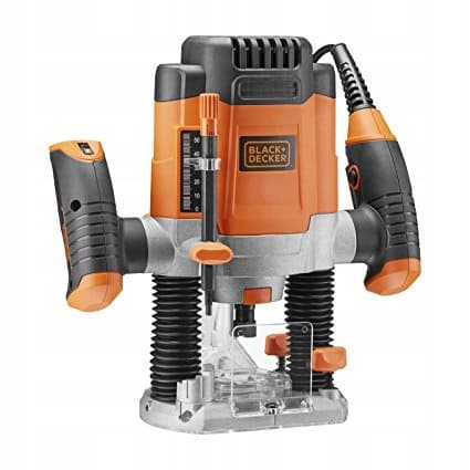 BLACK + DECKER 1200W FRÄS + 6 FRÄSAR KW1200EKA