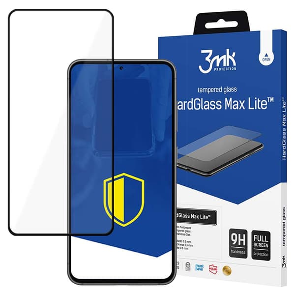Samsung Galaxy S23 5G - 3mk HardGlass Max Lite Sort