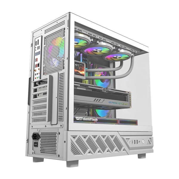DarkFlash DS950 computerkabinet (hvid)