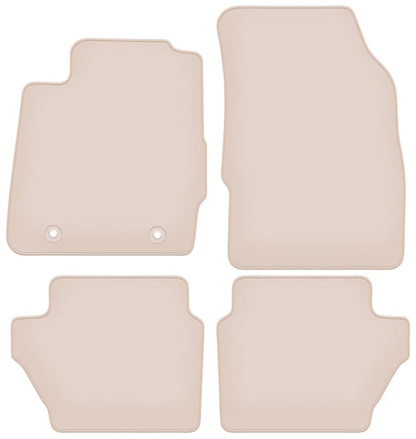 gulvtæpper Premium beige til: Ford Fiesta MK7 hatchback 2008-2011