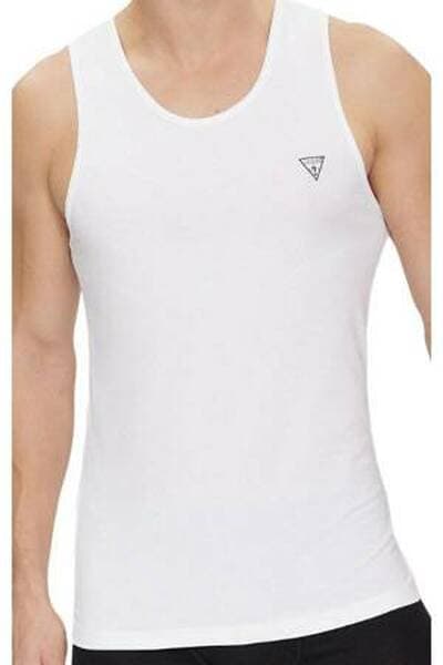 Hvid tanktop til mænd, Guess, størrelse L