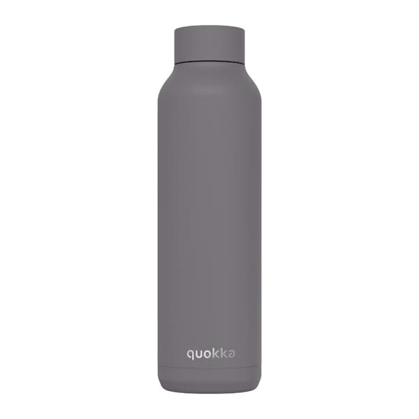 Quokka Solid - Ruostumattomasta teräksestä valmistettu termospullo 630 ml (Harmaa)
