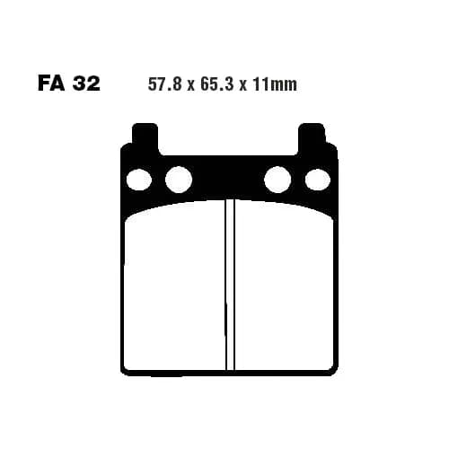 EBC FA032 bremseklodser