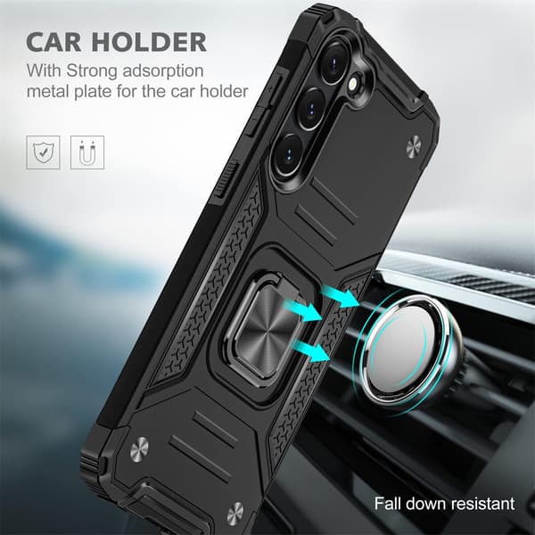 SORT ARMOR-ETUIL TIL SAMSUNG GALAXY S22+ 5G