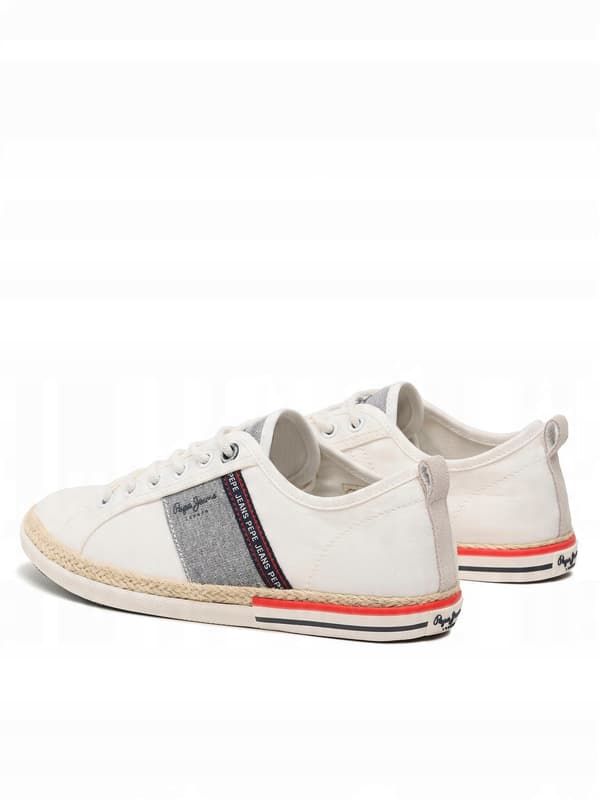 PEPE JEANS HERR VITA SNÖRSKOOR 41 AWE