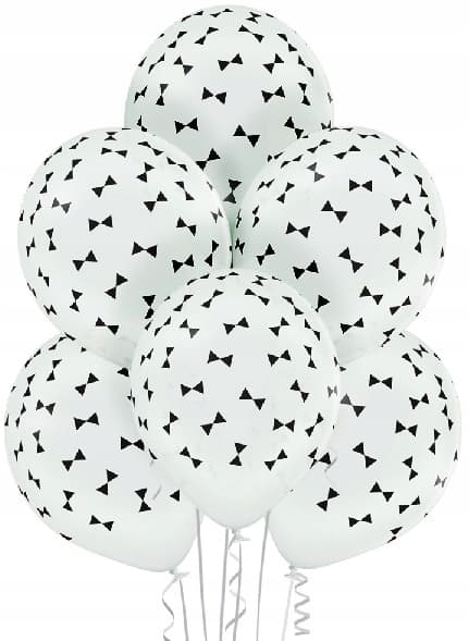 Latexballonger 30 cm, flugor, 6 st.