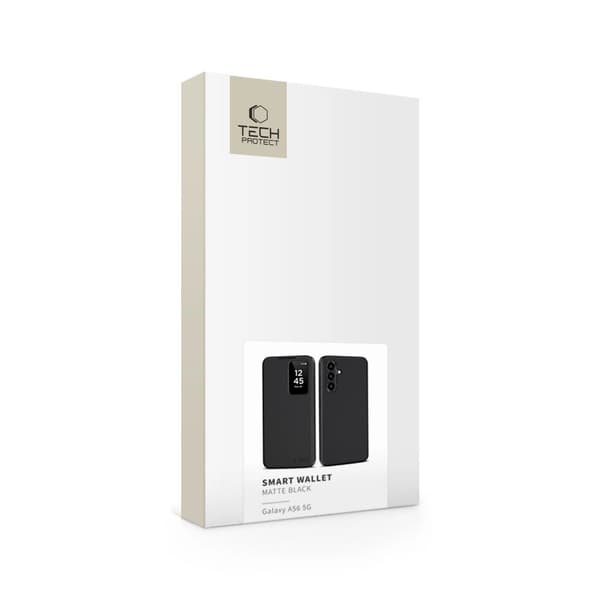 Tech-Protect Smart Pung-Etuiet til Samsung Galaxy A56 5G - Mat Sort