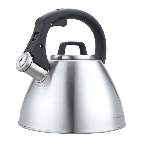 STÅLKEDEL MED FLØJTE 2,5L KLAUSBERG KB-7951