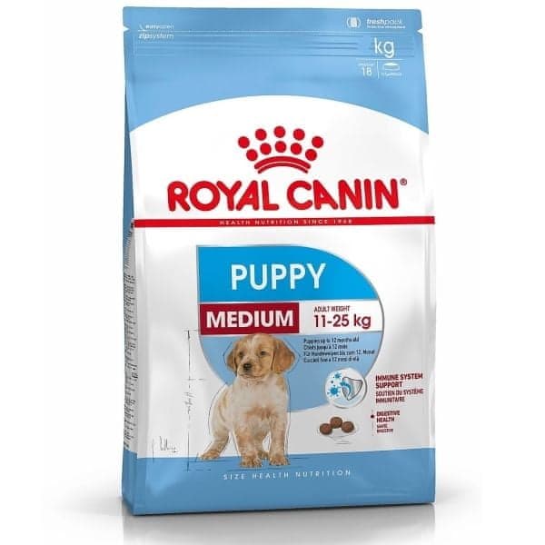 Royal Canin Medium Junior -kuivaruoka koirille 4 kg