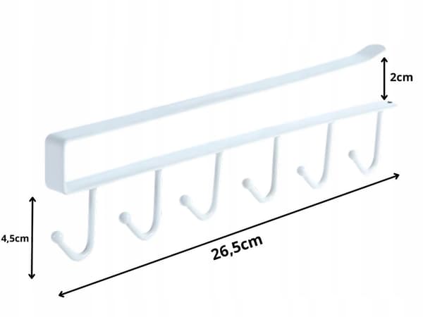 Kopholder 6 stk hvid (100)