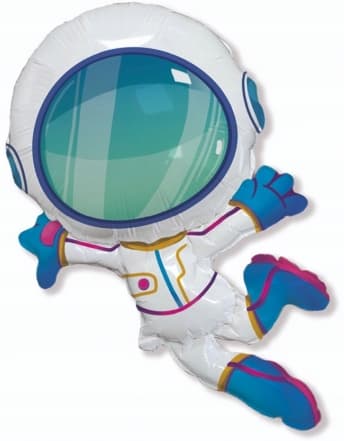 FX 60 cm foliopalloil­lo astronauttikuvio