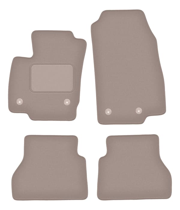 Velour-auton matot: Ford B-MAX tila-autoon (2012-2017) beige