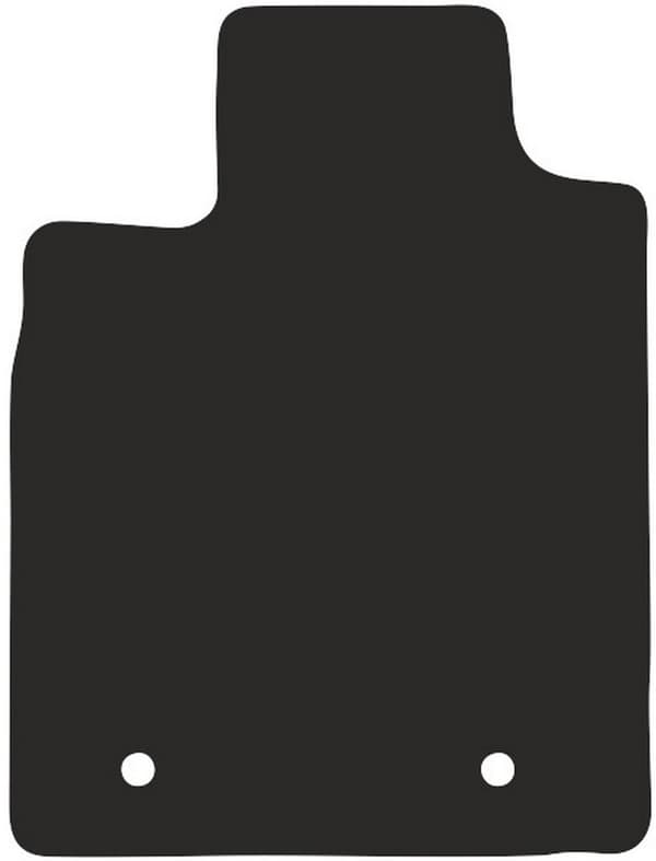 Polyamid gummierad förarmatta för Dacia Sandero I hatchback, Stepway 2008-2013