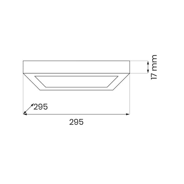 EVORA LED-KATTOVALAISIN MUSTA MILAGRO ML1797