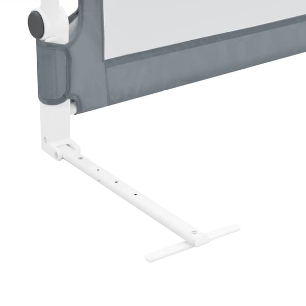 vidaXL Vauvansängyn suoja, harmaa, 150x42 cm, polyesteri