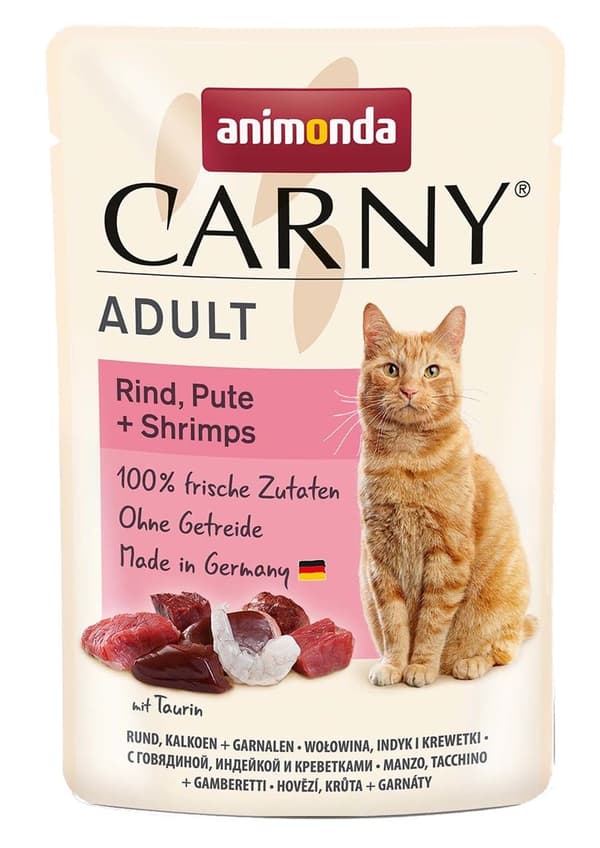 Animonda Carny vådfoder til voksne katte, blanding af smagsvarianter, 24x85g
