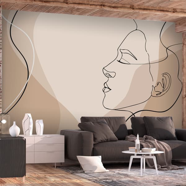 Fototapet - Line art - Feminitet