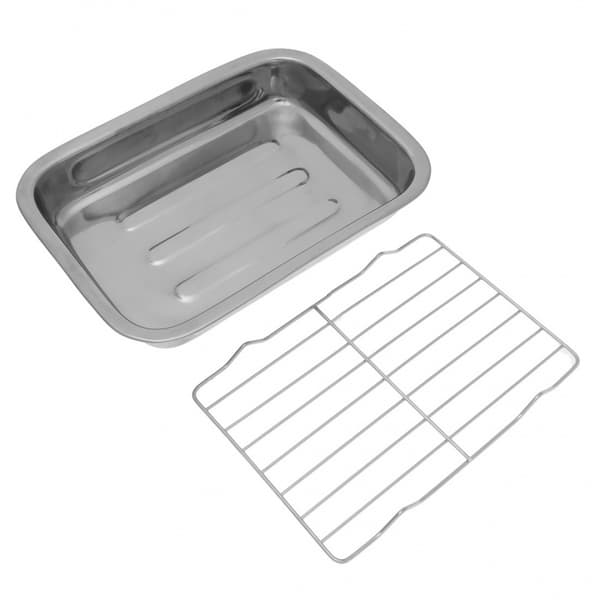 STÅLBAGEPANDE MED RISTE 35 cm KH-1377