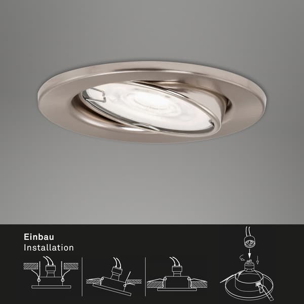 3x LOFTSLAMPE - LED 5W - GU10 - FARVEVARIABEL