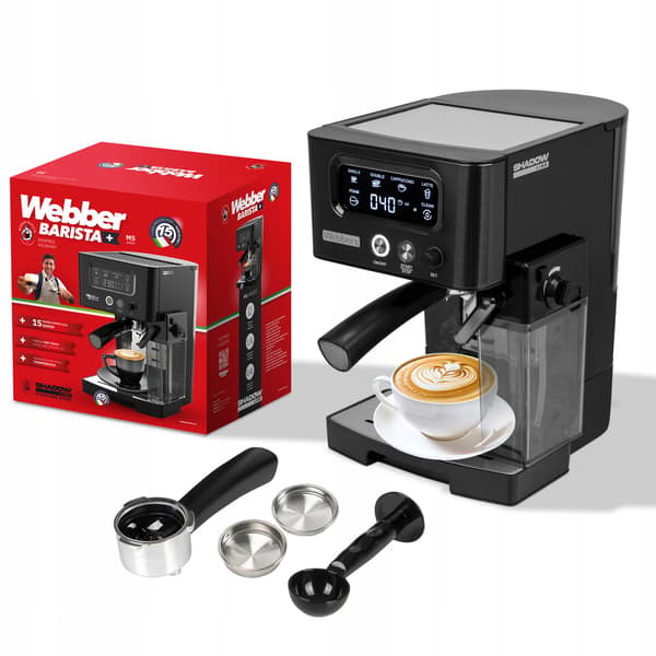 WEBBER 15 BAR M5 TRYKKAFFEMASKINE HALVAUTOMATISK