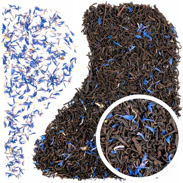 Musta tee Earl Grey Blue sininen 100 g ruiskukka Ceylon Vihreä Kosketus
