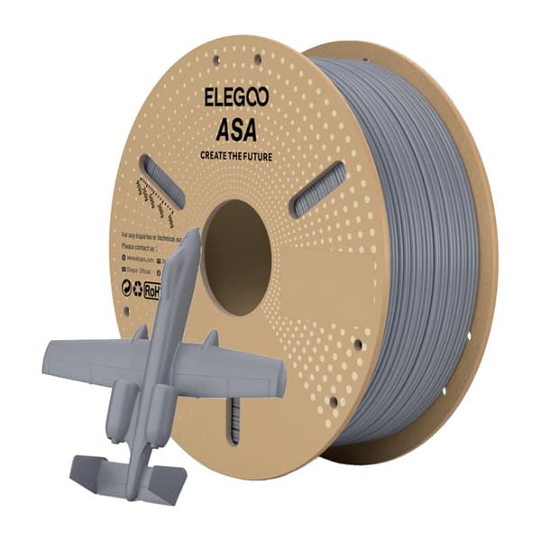 ASA elegoo-filament (grått)