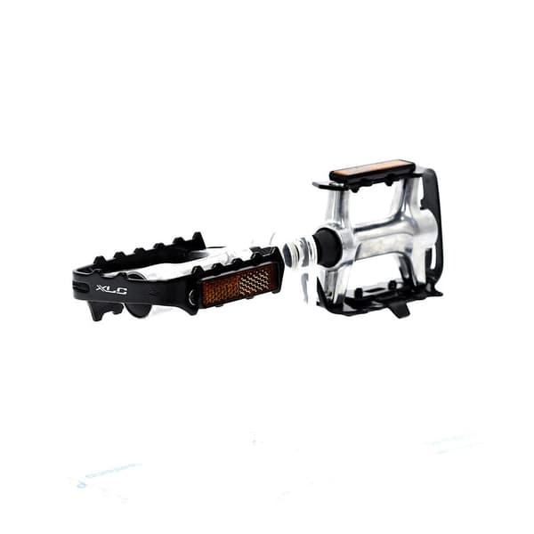 XLC MTB PD-M03 Plattformspedaler, 9/16" Svart och Silver