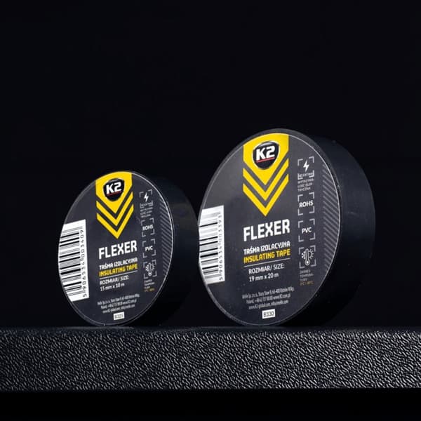 003393 K2 B330 FLEXER B330 PVC-tejp 19mmx20m