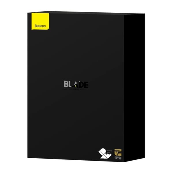 Baseus Blade Powerbank 20000mAh, 2xUSB, 2xUSB-C + USB-C Kabel 100W (Sort)
