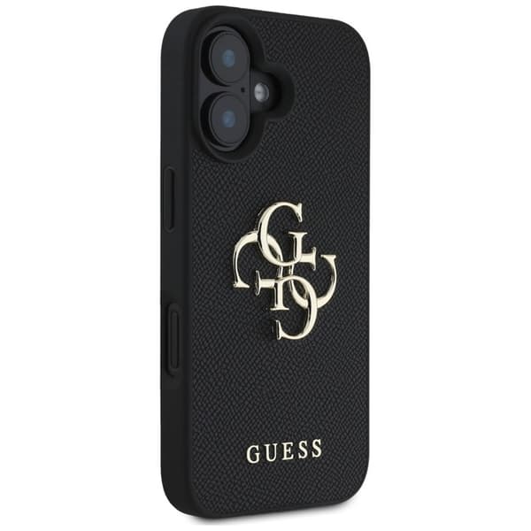 Guess Grained Big 4G Logo Small Classic Logo - iPhone 16 cover (sort)