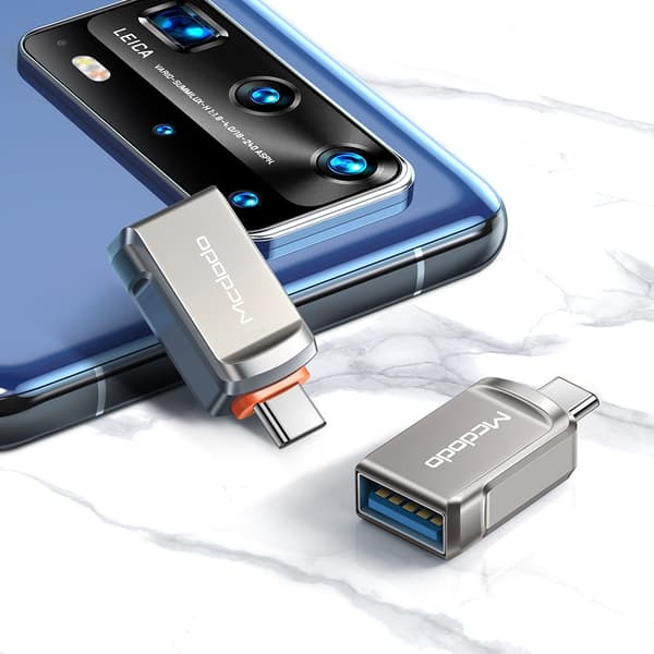MCDODO ADAPTER USB-A 3.0 TILL USB-C TILL USB TYP C 3A 5GBPS OTG