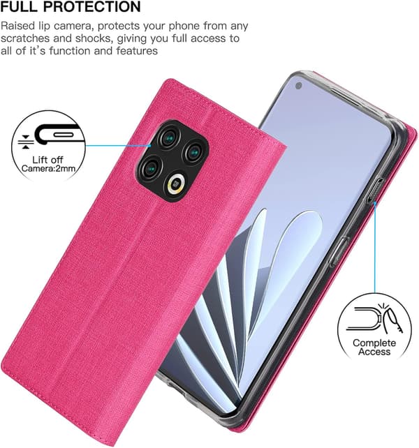 ONEPLUS 10 PRO FODRAL ROSA PREMIUM TEXTURMATERIAL