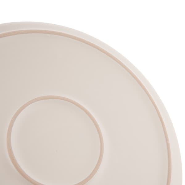 Middagstallrik platt keramisk krämfärgad SKANDI 26,5 cm