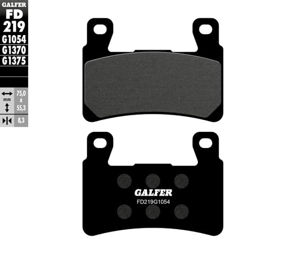 Galfer jarrupalat KH265 ja KH296 puoliметалliset