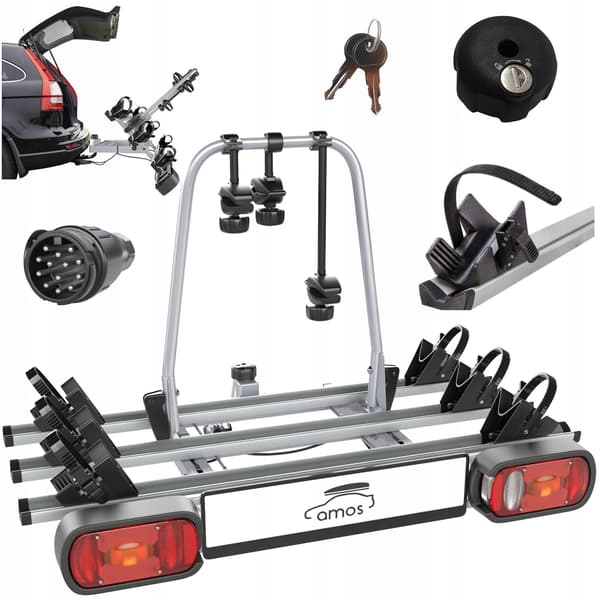 Amos Giro 3 cykelplatform til 3 cykler - 13 pinde