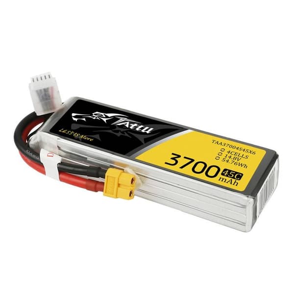 Tattu-batteri 3700mAh 14.8V 45C 4S1P