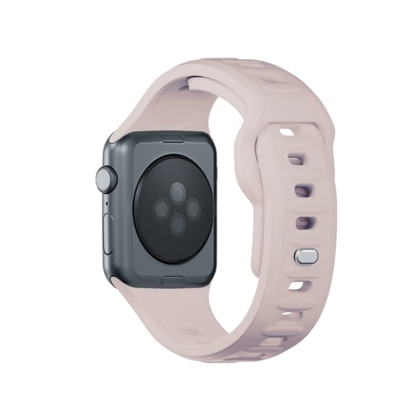 42/44/45/46/49 mm Latte (stor) - 3mk Silikone Urrem til Apple