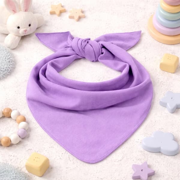 Triangulär halsduk bomullsbandana Heather