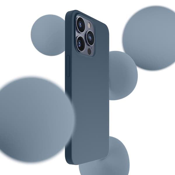 Apple iPhone 15 Pro - 3mk Hardy Silikone MagCase Kongeblå