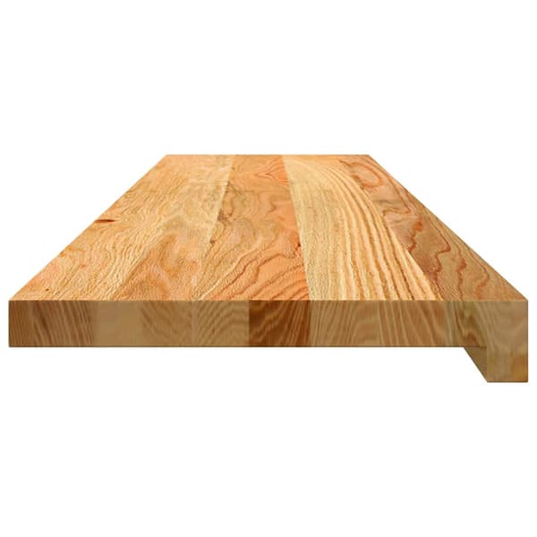 vidaXL trappetrin, 2 stk. brun 100x25x2 cm massivt egetræ