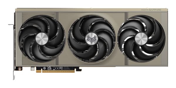 Sapphire Nitro RX 9070 Gaming OC 16GB Grafikkort Grå