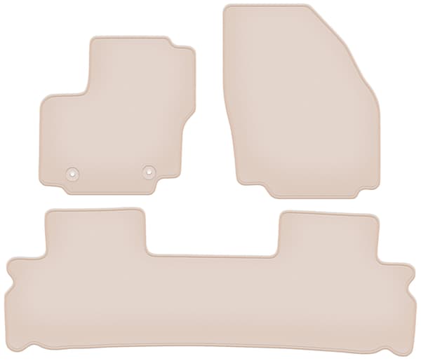 premium beige mattor för Ford S-MAX MK1 minivan 2006-2012