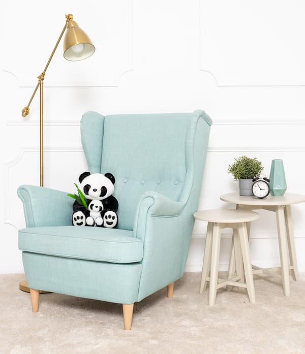 Panda med baby - 30 cm
