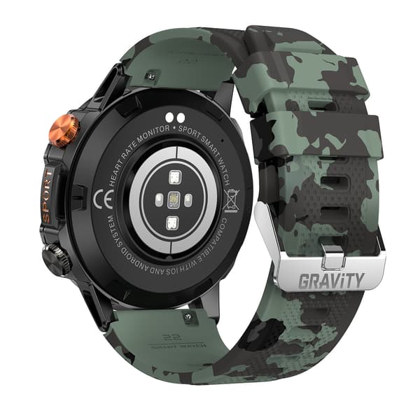 GRAVITY GT20-6 SMARTKLOCKA FÖR HERR – AMOLED, EXTRA ARMBAND (sg024f)