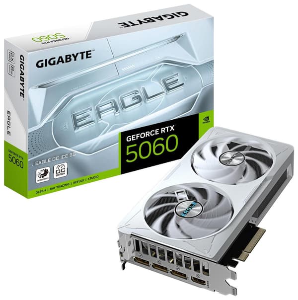 Gigabyte RTX 5060 EAGLE OC ICE 8GB Grafikkort