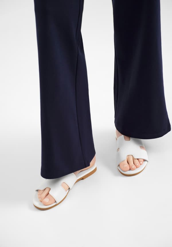 Wittchen kvinders flip-flops i øko-læder hvid