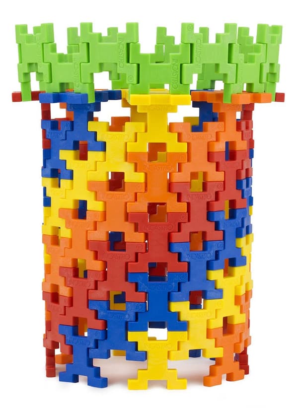 Incastro Colors Midi byggeklodser, 60 dele, 4+