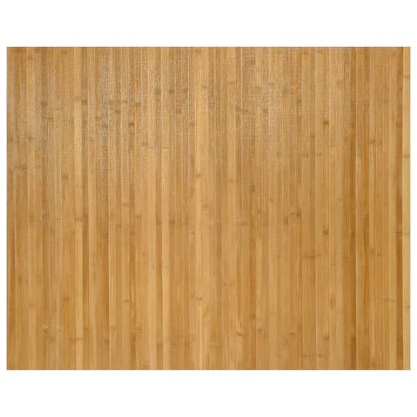 vidaXL Suorakulmainen matto, Luonnonvärinen, 80x100 cm, Bambu