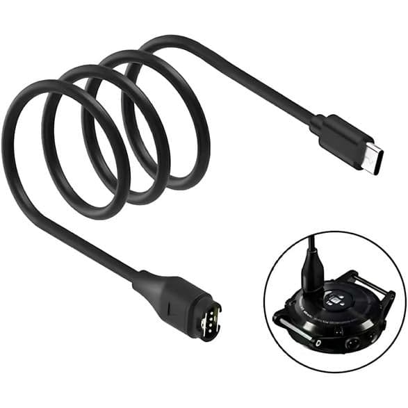 Laddkabel för Beline Garmin-klockor USB-C 1m